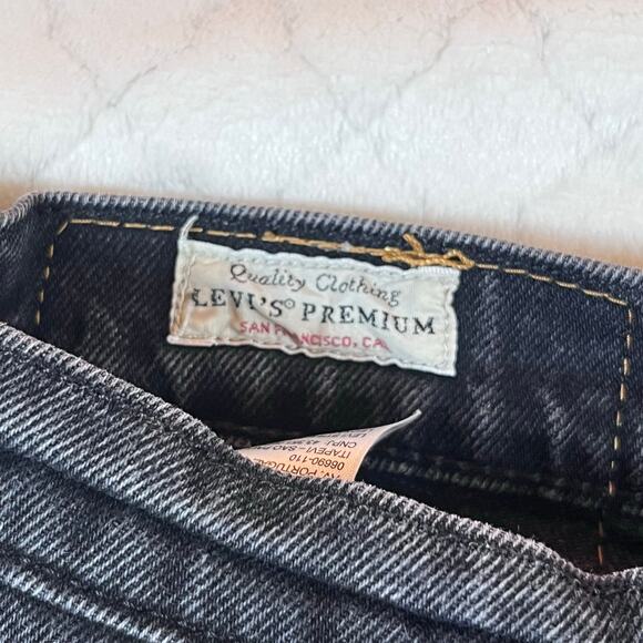 Levis Premium Hi-Ball Jeans Black Men’s Sz 34 - Picture 4 of 12